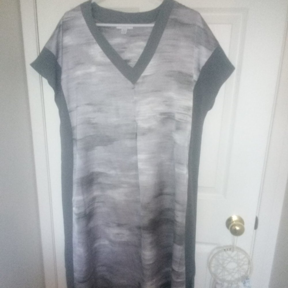 HALSTON SILK DRESS M